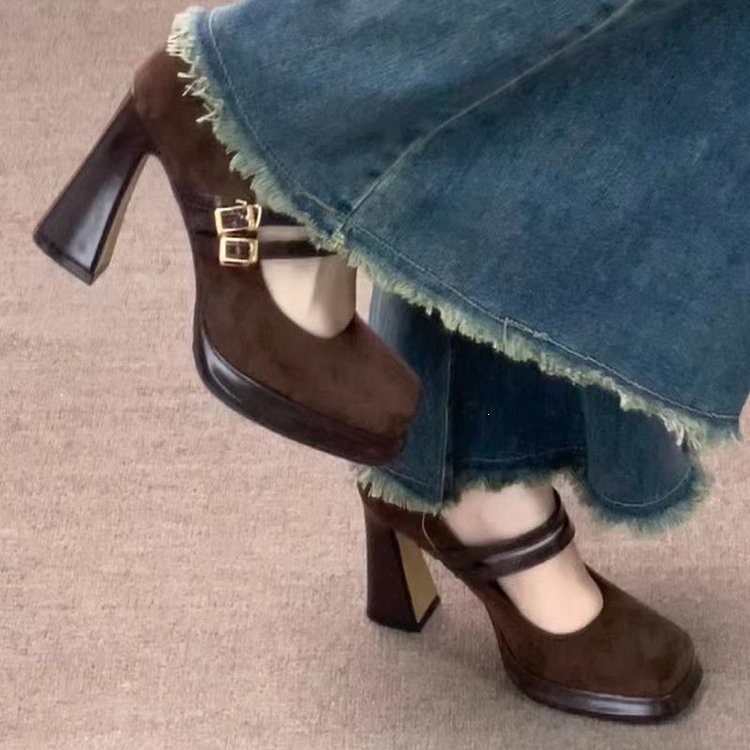 Vintage Thick High Women Mary  - огляд і ціна Vintage Fashion Online