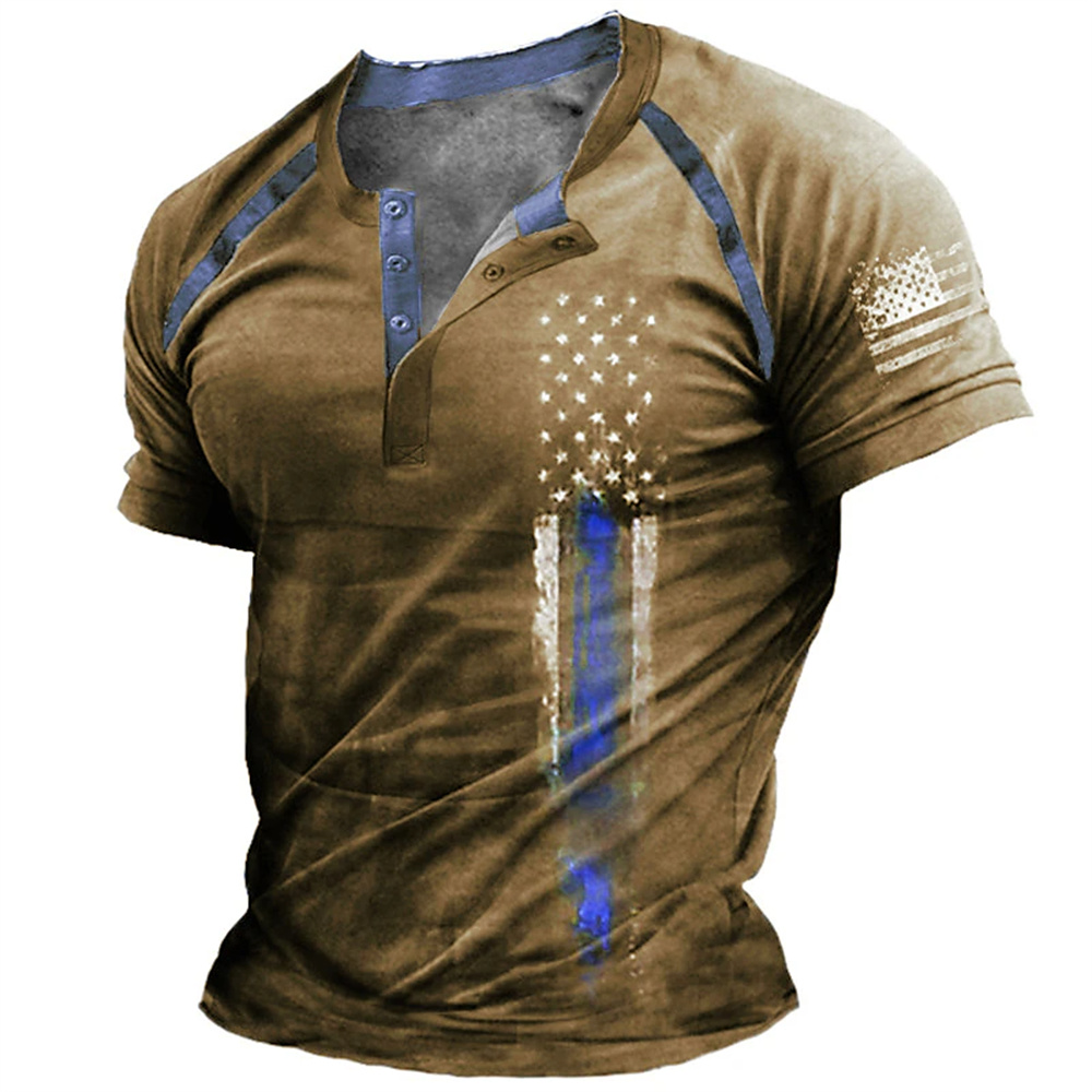 Funny 3D American Flag Print M - огляд і ціна Vintage Fashion Jersey