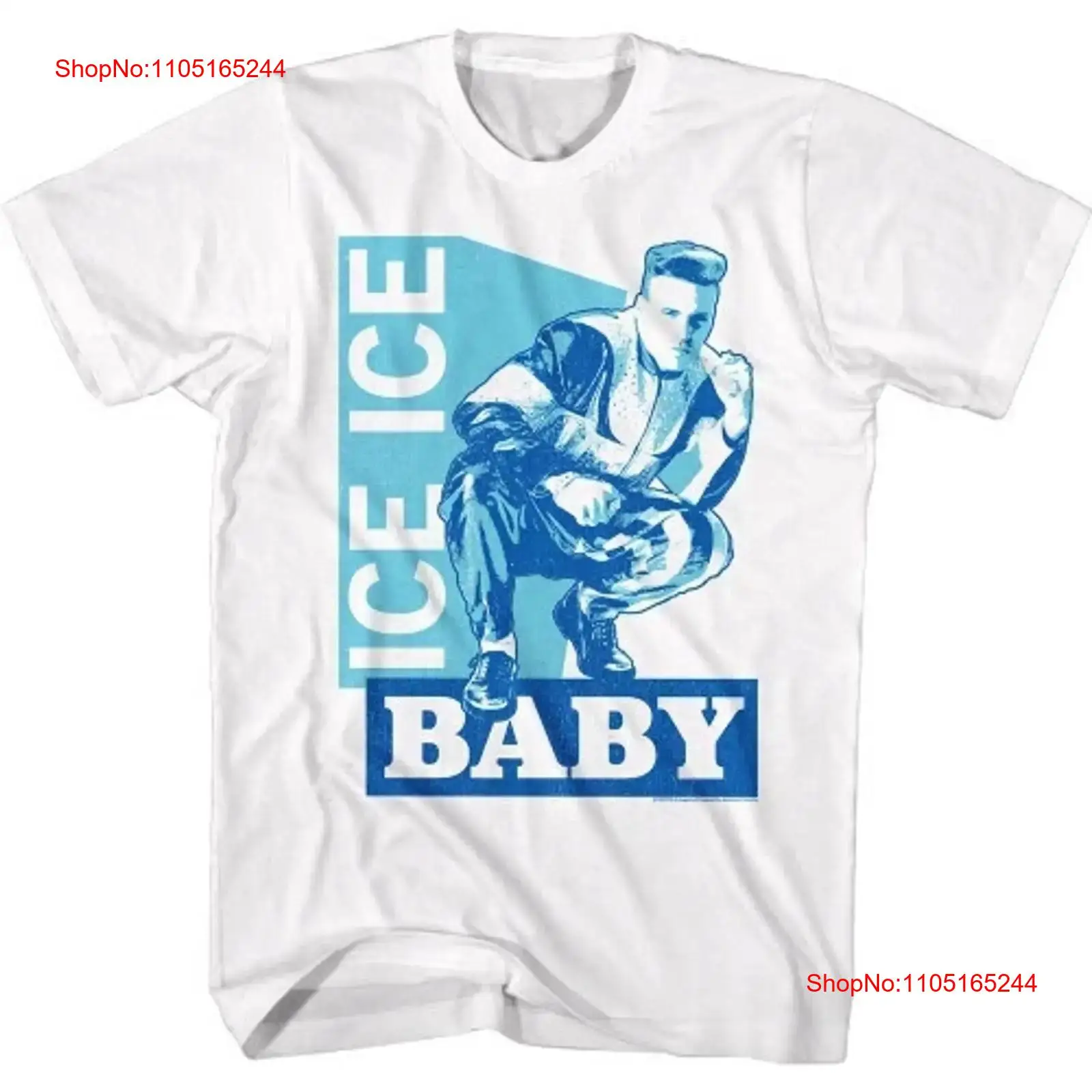 Vanilla Ice Baby T Shirt White - огляд і ціна Vintage Fashion Jersey